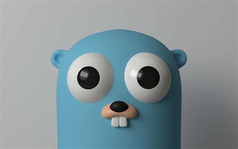 Gopher mascot wallpaper : golang