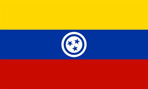 Flag of modern Gran Colombia : vexillology