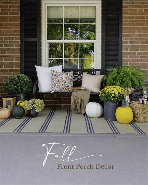 The Best Fall Front Porch Decor Ideas On A Budget - Rambling Renovators