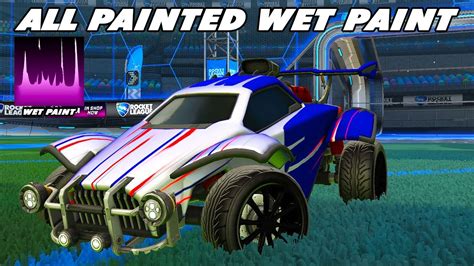 All Painted Wet Paint - Rocket League Showcase - YouTube