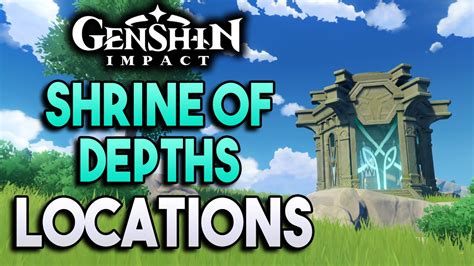 All Mondstadt Anemo Shrine Of Depths Locations -【Genshin Impact】 - YouTube