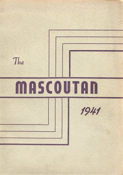 1941 yearbook from Mascoutah High School from Mascoutah, Illinois for sale