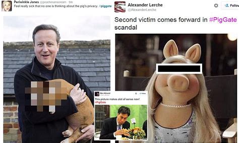 David Cameron ridiculed on Twitter for #piggate scandal | Daily Mail Online