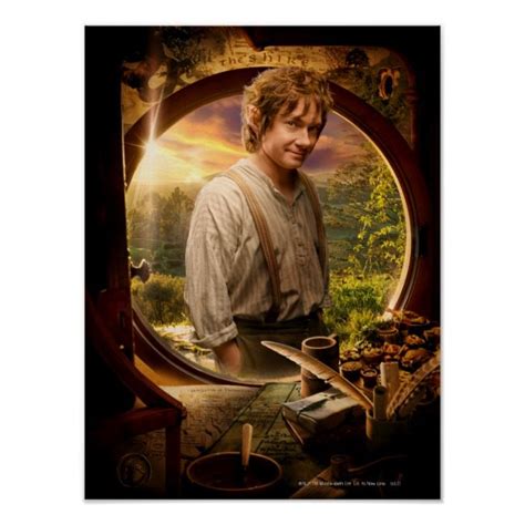 BILBO BAGGINS™ in Shire Collage Poster | Zazzle.com | Collage poster ...