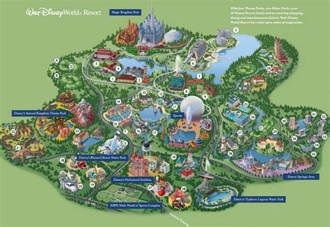 Walt Disney World map 2021 - Full Size