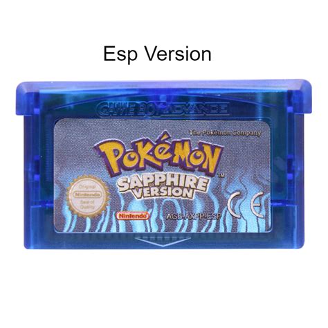 Pokémon Sapphire Gameboy Advance GBA ESP Version 32bit ( Tested & Works ...