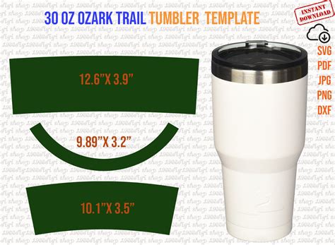 Free Tumbler Wrap Template