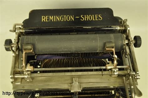 1913 Remington 11 on the Typewriter Database