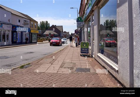 Town center scene in Coalville, Leicestershire, UK Stock Photo - Alamy