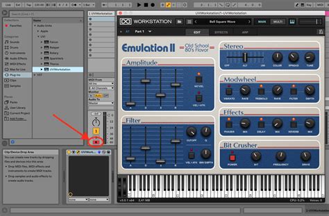 Loading UVI Workstation in Ableton Live – UVI Support