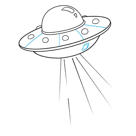 How to Draw a UFO - Really Easy Drawing Tutorial