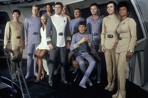 Cast members on set of Star Trek: The Motion Picture - the geeky mormon