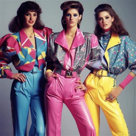 Colorful 80s Fashion Party Outfits