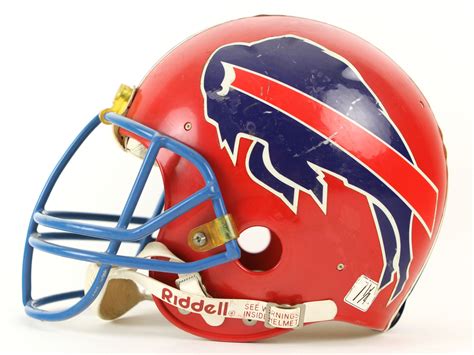 Lot Detail - 1985 circa Buffalo Bills Game Worn Riddell Helmet (MEARS LOA)