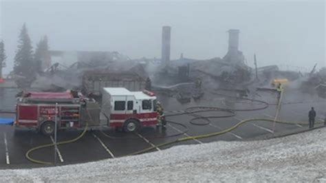 Hurricane Ridge Day Lodge a total loss after fire | king5.com