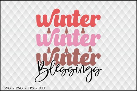 Winter Blessings Graphic by creativemomenul022 · Creative Fabrica