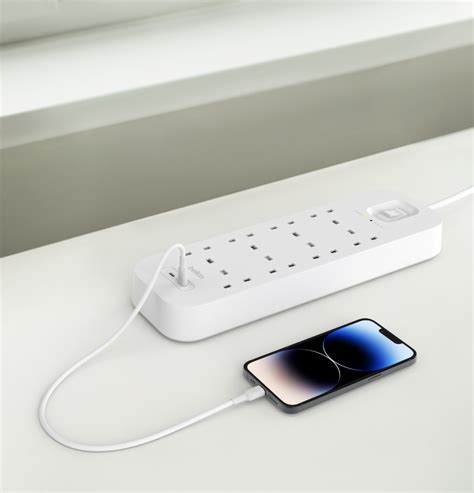 Surge Protector with 2 USB-C Ports (8 Outlet with 2 USB-C) | Belkin ...