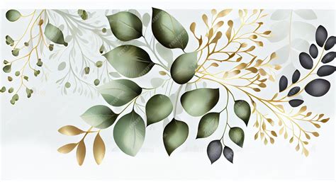 Premium Photo | Watercolor illustration of leaves