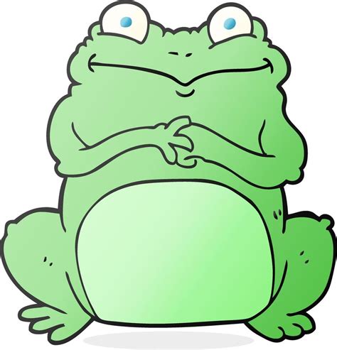 cartoon funny frog 12282692 Vector Art at Vecteezy