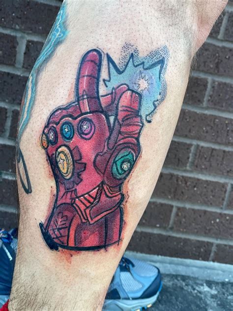 Ironman gauntlet tattoo in 2022 | Marvel tattoos, Abstract tattoo, Tattoos