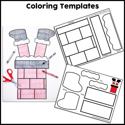 Santa Stuck in Chimney Craft Activity - Crafty Bee Creations