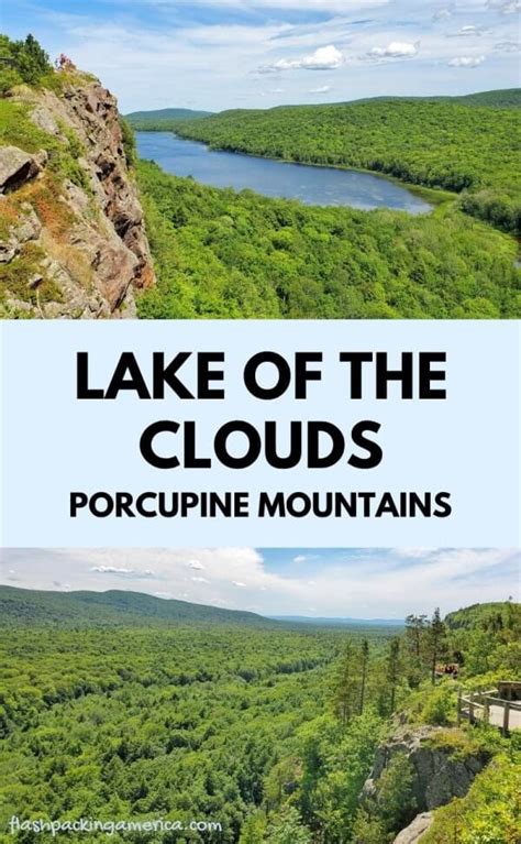 Lake of the Clouds overlook (views!) Porcupine Mountains 🌳 Upper ...