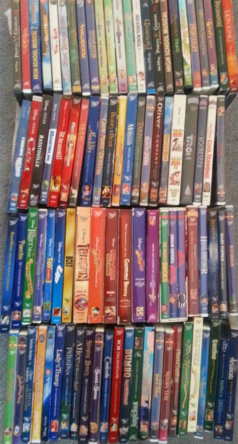 Disney DVD collection-80 DVD's, 6 TV Series Volumes-MOVIES STILL IN THE VAULT! - MiceChat