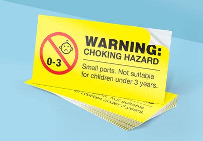 Custom Warning Labels on Products | PrintPlace