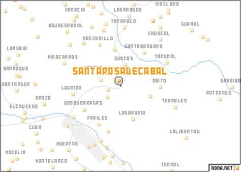 Santa Rosa de Cabal (Colombia) map - nona.net