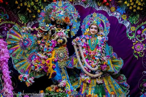 Deities In Sri Krishna Balaram Mandir, ISKCON Temple Of Vrindavan Stock ...