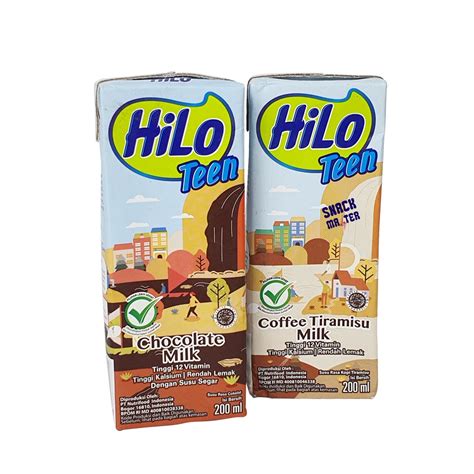 Jual Hilo Teen Susu UHT - Netto 200mL | Shopee Indonesia