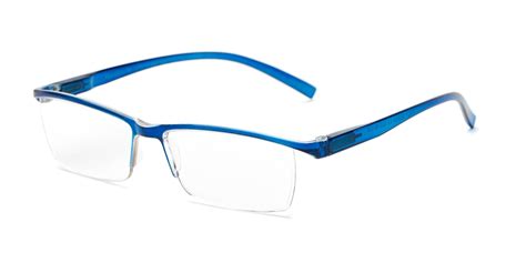The Halpert | Semi-Rimless Plastic Rectangular Reader in 2021 | Semi rimless glasses, Rimless ...