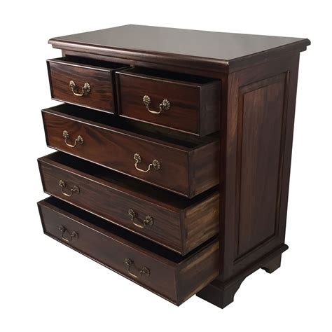 Solid Mahogany Wood Chest of Drawers | Turendav Australia | Antique Reproduction Furniture