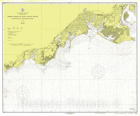 Historic Nautical Map - North Shore Of Long Island Sound, 1919 NOAA Ch - Historic Pictoric