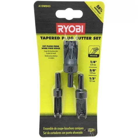 RYOBI Plug Cutter Set (3-Piece) | The Home Depot Canada