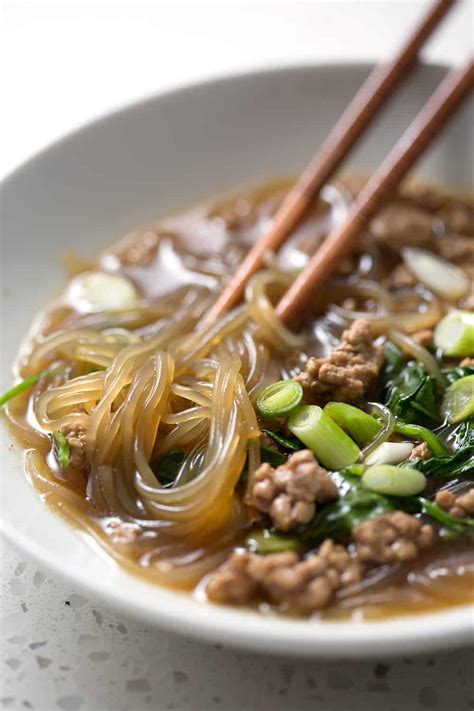 Asian Pork and Noodle Soup | Bon Aippetit