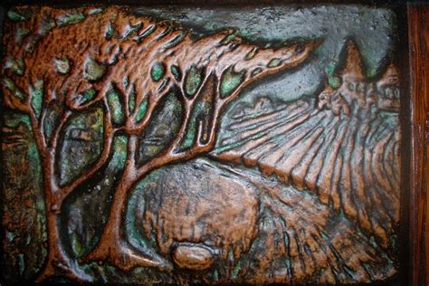 honduran mahogany carving, castle, tree, road and rock - by Dan'um Style @ LumberJocks.com ...