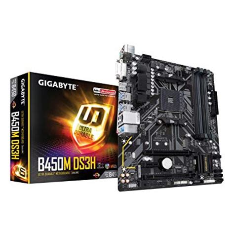 GIGABYTE B450M DS3H M.2 mATX Motherboard | B450 DS3H | OS | Jordan