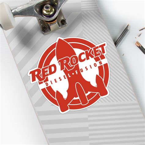 Red Rocket Logo Sticker | Fallout Sticker | Rockets logo, Fallout logo, Logo sticker