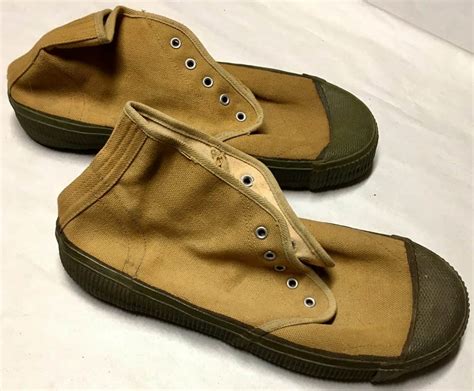 Chinese Viet Minh North Vietnamese Army Boots Sneakers Shoes Green ...