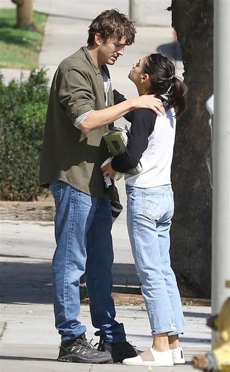 Ashton Kutcher and Mila Kunis Share a Passionate Kiss in L.A. - Big ...