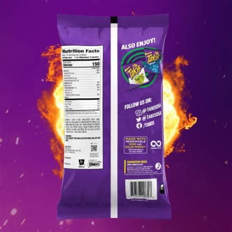 Takis Crunchy Fajitas Fajita Rolled Tortilla Chips, 9.9 oz - Fry’s Food Stores