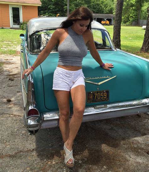 Beautiful 50-Year-Old Farm Girl Drives An Equally Stunning '57 Chevy: A ...