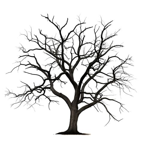 Leafless Tree Silhouette, Tree, Deciduous, Dead PNG Transparent Image and Clipart for Free Download