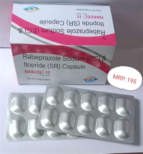 Rabeprazole Sodium 20 Mg Itopride 150 Mg, 10*10 at best price in Chandigarh | ID: 26042141588