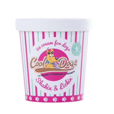 Buy Cool Dogs Dog Ice Cream Strawberry And Coconut - Best Price