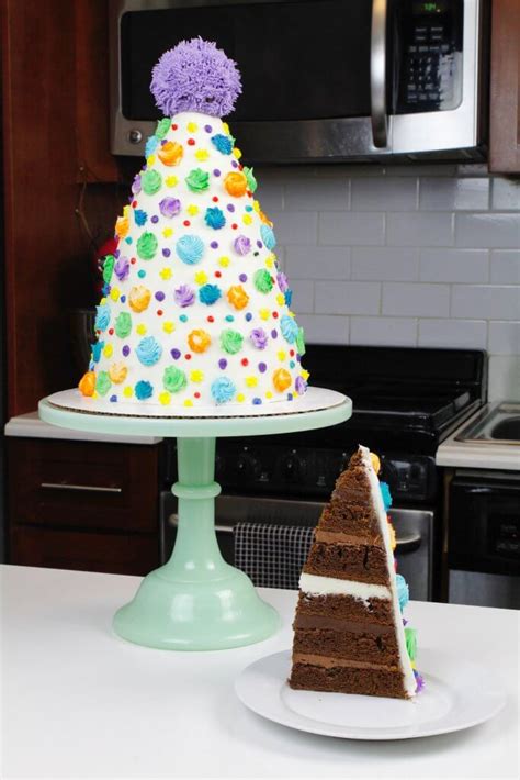 Birthday Cake Hat: Easy Recipe & Tutorial - Chelsweets