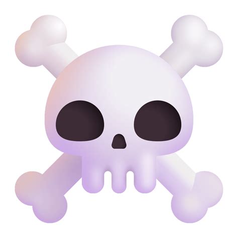 Skull And Crossbones 3d Icon | FluentUI Emoji 3D Iconpack | Microsoft