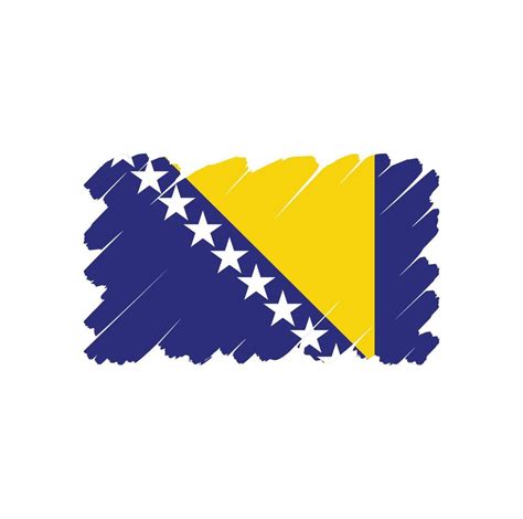 Bosnia flag vector 4943331 Vector Art at Vecteezy