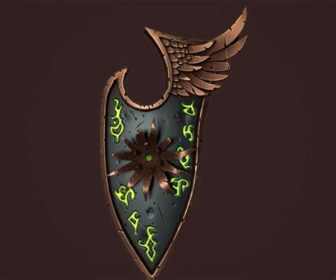 ArtStation - Rune shield | Game Assets